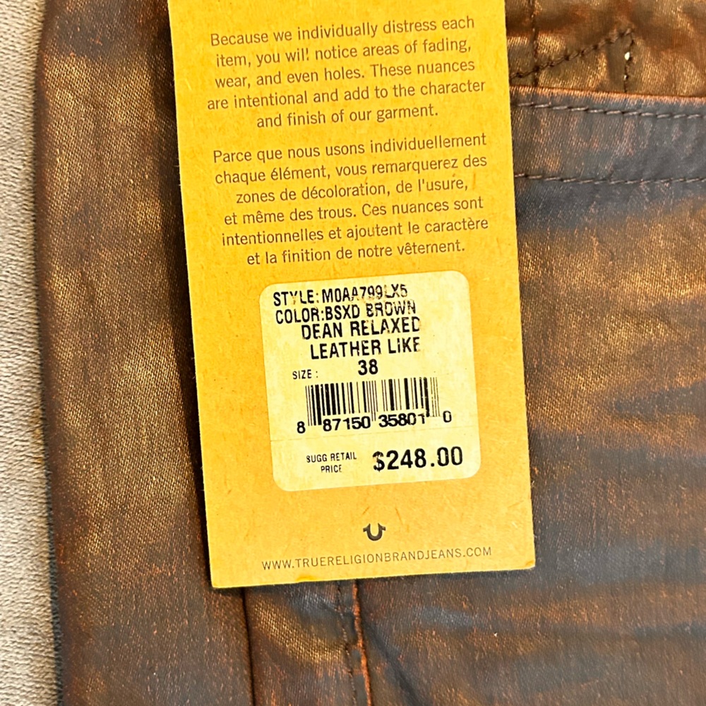 True Religion Men's Copper Skinny Jeans - Picture 3 of 10